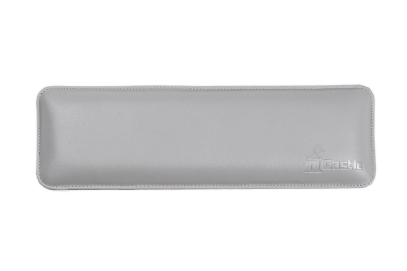 Castle Bailey Tenkeyless by Castle - Wrist Rest for Keyboards with Around 87 Keys - Leather Ergonomic Computer Extra Firm Wrist Support for Typists, Gaming, and Heavy Office Use (Stone, Tenkeyless) - Image 3